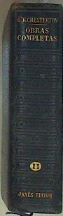 Imagen del vendedor de Obras completas G.K. Chesterton Tomo II a la venta por Almacen de los Libros Olvidados
