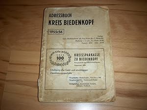 Biedenkopf, Kreis Biedenkopf Einwohner - Adressbuch 1955/56. Enthält die Städte Biedenkopf, Breid...