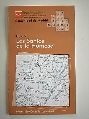 Hoja 9 : Los Santos de la Hunosa : mapa 1:50.000 de la Comunidad