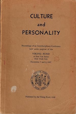 Immagine del venditore per Culture and Personality venduto da UHR Books