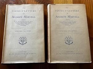 Imagen del vendedor de The Poems and Letters of Andrew Marvell (Two Volume Set) a la venta por Bad Animal