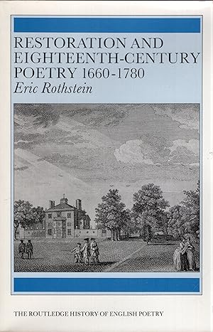 Seller image for Restoration and Eighteenth-Century Poetry 1660-1780 for sale by A Cappella Books, Inc.