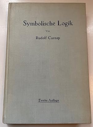 Einführung in die symbolische Logik. Mit besonderer Berücksichtigung ihrer Anwendungen.