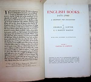 English Books 1475-1900, A Signpost for Collectors (Signed)