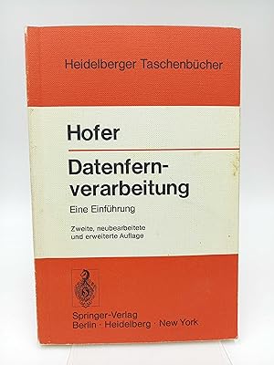 Datenfernverarbeitung Außenstelle - Datenfernübertragung Rechenzentrum -Betriebsabwicklung (Eine ...