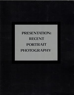 Imagen del vendedor de Presentation: Recent Portrait Photography a la venta por LEFT COAST BOOKS