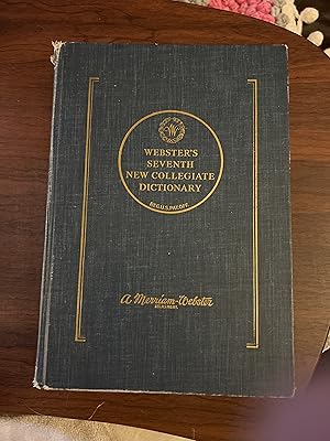 Seller image for Webster's Seventh New Collegiate Dictionary for sale by Alicesrestraunt