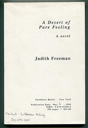 Seller image for A Desert of Pure Feeling for sale by Between the Covers-Rare Books, Inc. ABAA