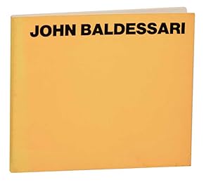 Imagen del vendedor de John Baldessari: Work 1966-1980 a la venta por Jeff Hirsch Books, ABAA