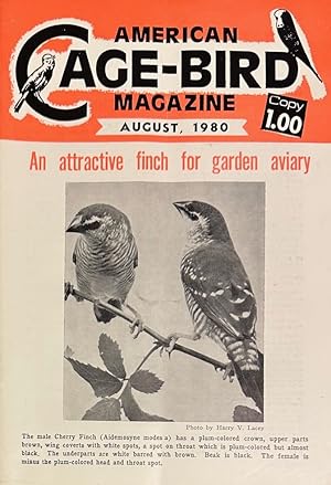 Image du vendeur pour American Cage-Bird Magazine, Vol. 52, Number 8, August 1980 mis en vente par Mowrey Books and Ephemera