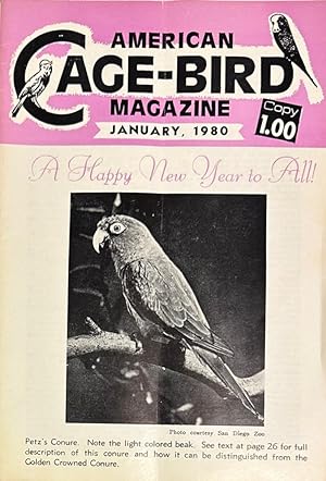 Image du vendeur pour American Cage-Bird Magazine, Vol. 52, Number 1, January 1980 mis en vente par Mowrey Books and Ephemera