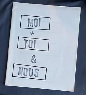 Image du vendeur pour Moi + Toi & Nous: Lawrence Weiner mis en vente par Antiquariaat Digitalis