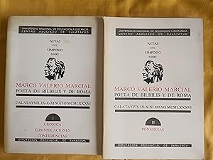 ACTAS DEL SIMPOSIO SOBRE MARCO VALERIO MARCIAL - POETA DE BILBILIS Y DE ROMA - 2 TOMOS - VV.AA.