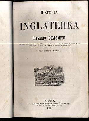 Imagen del vendedor de HISTORIA DE INGLATERRA PO OLIVERO GOLDSMITH, continuada hasta 1845 por CH. COOTE y desde esta poca hasta el reinado de VictoriaI, con notas sacadas de Tierry, de Barante, de Norvins . EDICIN ILUSTRADA CON 452 GRABADOS a la venta por Librera Maxtor