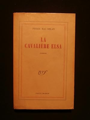 Seller image for La cavalire Elsa for sale by Tant qu'il y aura des livres