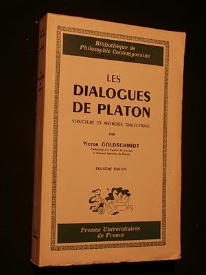 Image du vendeur pour Les dialogues de Platon, structure et mthode dialectique mis en vente par Tant qu'il y aura des livres