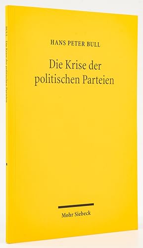 Seller image for Die Krise der politischen Parteien. Eine Streitschrift. - for sale by Antiquariat Tautenhahn