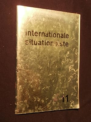 Seller image for Internationale situationniste n11 for sale by Tant qu'il y aura des livres