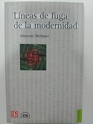 Seller image for Lneas de fuga de la modernidad for sale by Libros nicos