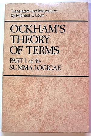 Seller image for Ockham's Theory of Terms: Part 1 of the Summa Logicae for sale by Redux Books