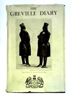 Image du vendeur pour The Greville Diary Volume I mis en vente par World of Rare Books