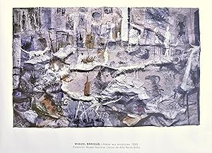 Bild des Verkufers fr MIQUEL BARCELO: "L'ATELIER AUX SCULPTURES, 1993" - Original 65 x 91 cm exhibition POSTER zum Verkauf von ART...on paper - 20th Century Art Books