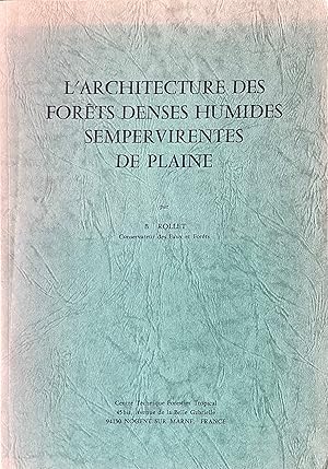 L'architecture des forêts denses humides sempervirentes de plaine