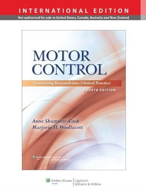 Imagen del vendedor de Motor Control International Edition: Translating Research into Clinical Practice a la venta por WeBuyBooks