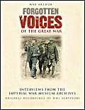 Seller image for Forgotten Voices of the Great War: In Association with the Imperial War Museum (Brentford Trilogy Series) for sale by WeBuyBooks