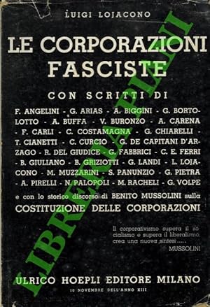 Le corporazioni fasciste.