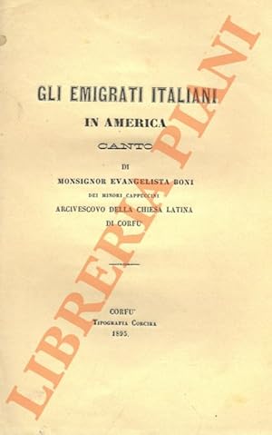 Gli emigrati italiani in America.