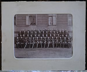 Soldaten-Gruppenaufnahme, vermutlich Unteroffiziersschule Marienberg - Deutsches Reich