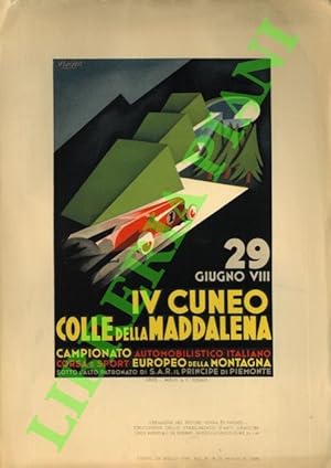 IV Cuneo - Colle della Maddalena. 7 agosto 1927.