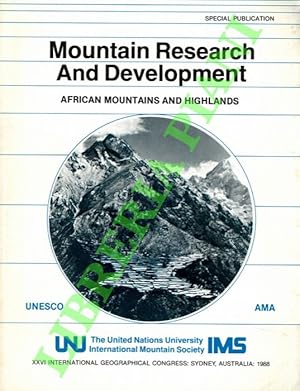 Mountain Research and Development. African Mountains and Highlands.