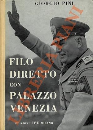 Bild des Verkufers fr Filo diretto con Palazzo Venezia. zum Verkauf von Libreria Piani