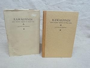 Seller image for RAWALPINDI AND OTHER VERSES IN WAR-TIME (AUGUST, 1939 TO DECEMBER, 1940) [PRESENTATION COPY SIGNED BY THE AUTHOR] for sale by Gage Postal Books