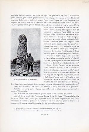 Imagen del vendedor de LAMINA V34695: La Pedra dreta a Montmell a la venta por EL BOLETIN