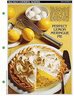 McCall's Cooking School Recipe Card: Pies, Pastry 11 - Lemon Meringue Pie : Replacement McCall's ...