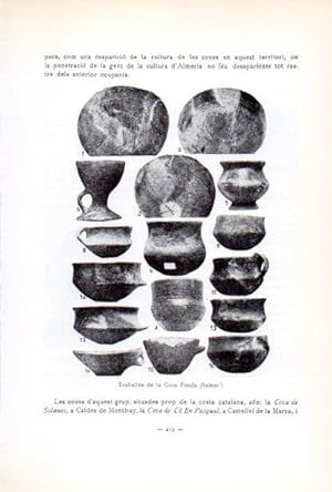 Imagen del vendedor de LAMINA V34688: Cova Fonda troballes varies a la venta por EL BOLETIN