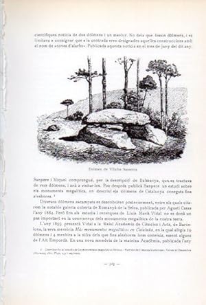 Seller image for LAMINA V34649: Dolmen de Vilalba Sasserra for sale by EL BOLETIN