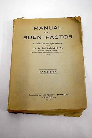 Imagen del vendedor de Manual del buen pastor a la venta por Alcan Libros