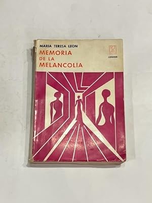 Seller image for Memoria de la melancola. for sale by ARREBATO LIBROS
