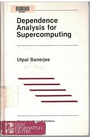 Seller image for Dependence Analysis for Supercomputing for sale by Crossroad Books