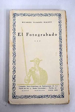 Imagen del vendedor de El Fotograbado a la venta por Alcan Libros