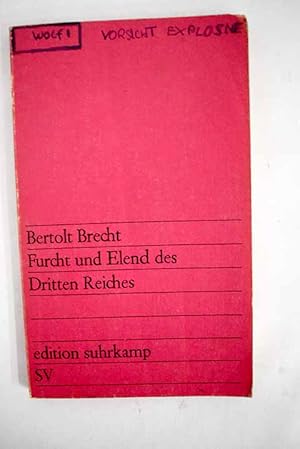 Furcht und Elend des dritten reiches