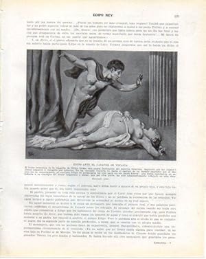 Imagen del vendedor de LAMINA V34220: Edipo ante el cadaver de Yocasta por Bocquet a la venta por EL BOLETIN
