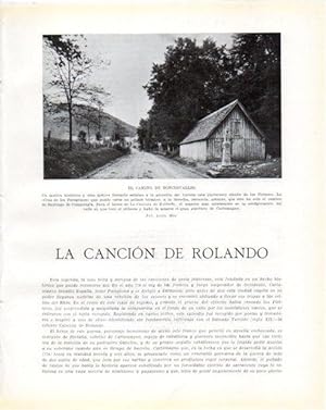 Seller image for LAMINA V34444: Vista del camino de Roncesvalles for sale by EL BOLETIN