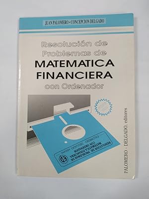 Imagen del vendedor de Resolucin de problemas de matemtica financiera con ordenador. a la venta por TraperaDeKlaus