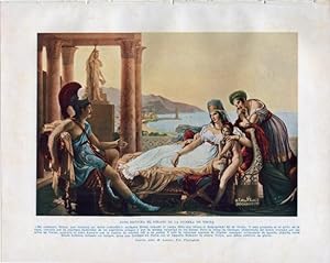 Imagen del vendedor de LAMINA V34308: Dido escucha el relato de la guerra de Troya por Guerin a la venta por EL BOLETIN