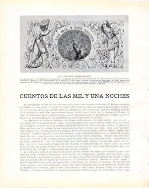 Imagen del vendedor de LAMINA V34394: Las mil y una noches ilustracion a la venta por EL BOLETIN